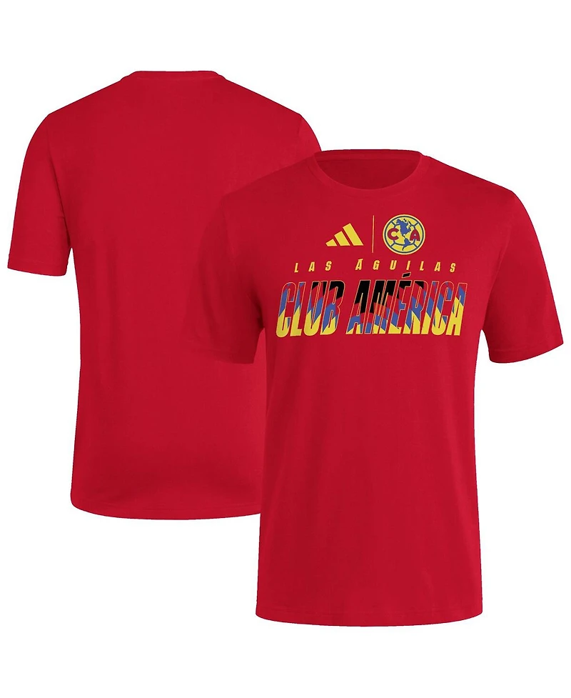 Adidas Men's Red Club America Leagues Cup T-Shirt