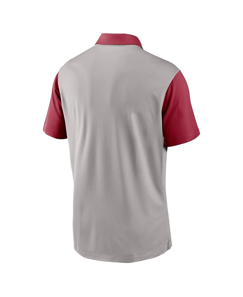 Nike Men's Gray/Garnet Florida State Seminoles Vapor Performance Polo Shirt