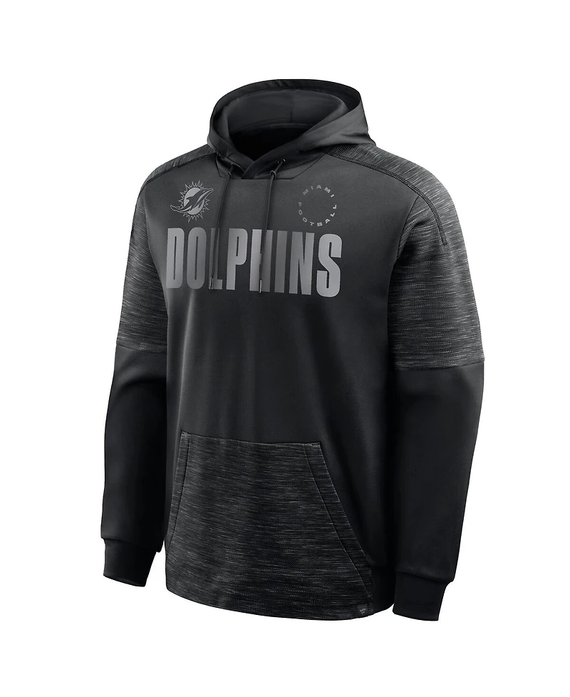 Fanatics Men's Black Miami Dolphins Chip Shot Pullover Hoodie