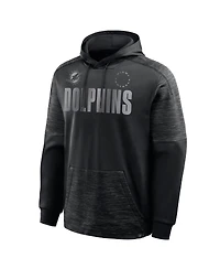 Fanatics Men's Black Miami Dolphins Chip Shot Pullover Hoodie