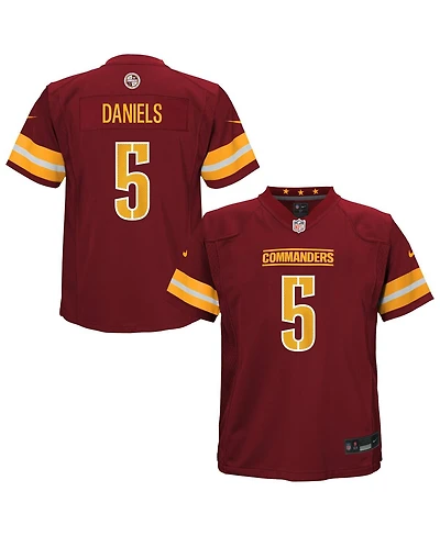 Nike Preschool Jayden Daniels Burgundy Washington Commanders Team Player Game Jersey