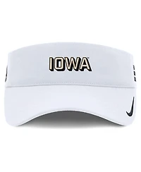 Nike Men's White Iowa Hawkeyes 2025 On-Field Gameday Performance Ace Adjustable Visor Hat