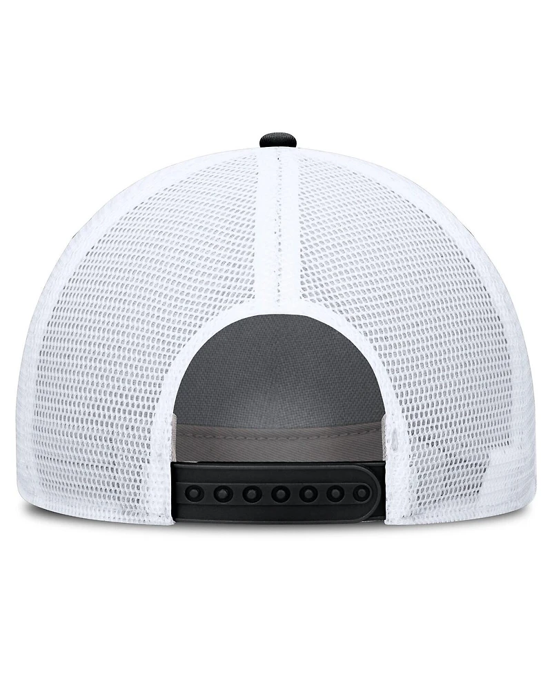 Jordan Men's Black/White Oklahoma Sooners 2025 On-Field Rise Engineered Trucker Adjustable Hat