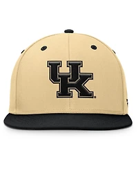 Fanatics Men's Khaki/Black Kentucky Wildcats Balance Fitted Hat
