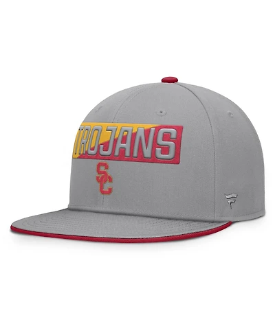 Fanatics Men's Gray Usc Trojans Duo Snapback Hat