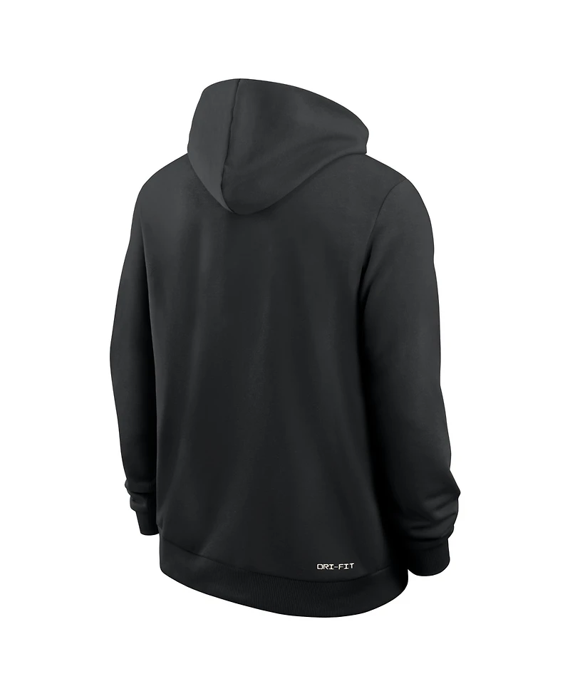 Nike Men's Black Usc Trojans 2025 Sideline Standard Issue Dri-fit Hoodie