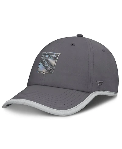 Fanatics Women's Charcoal New York Rangers Fundamental Reflector Adjustable Hat