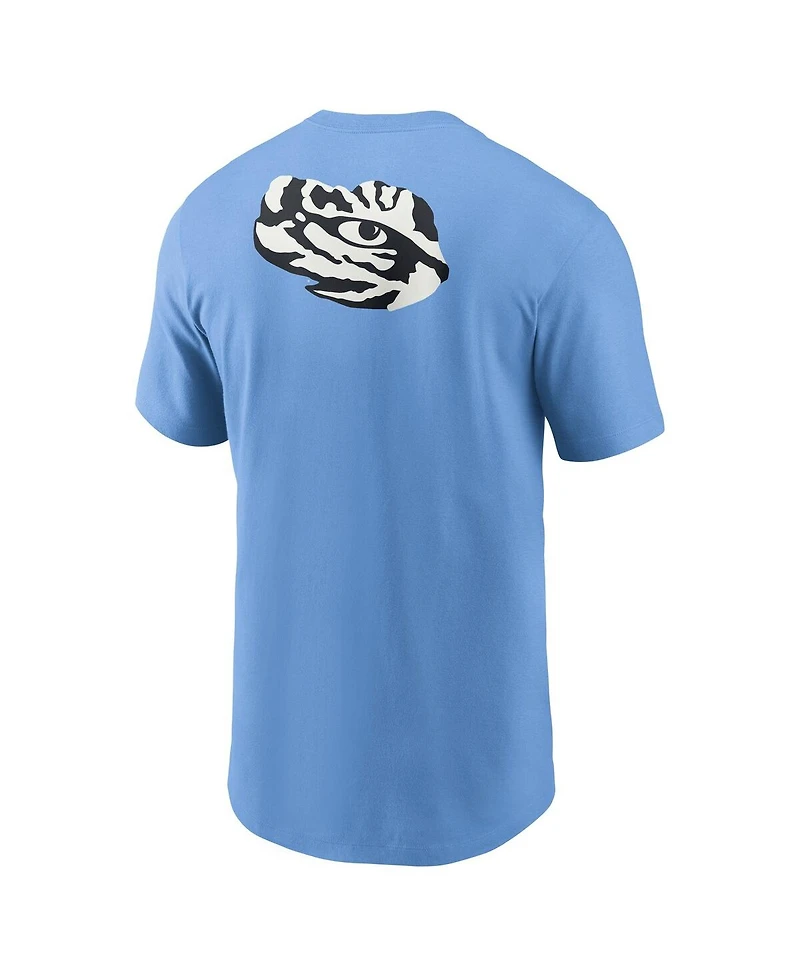 Nike Men's Valor Blue Lsu Tigers Record Shattered 2-Hit T-Shirt