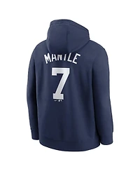 Nike Men's Mickey Mantle Navy New York Yankees Retired Player Name Number Club Pullover Hoodie