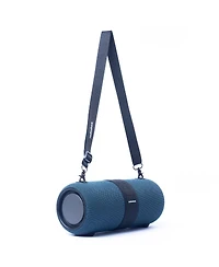RadioShack 14W Bluetooth Water Resistant Portable Speaker with Fm Radio With Lights 4001768 Blue