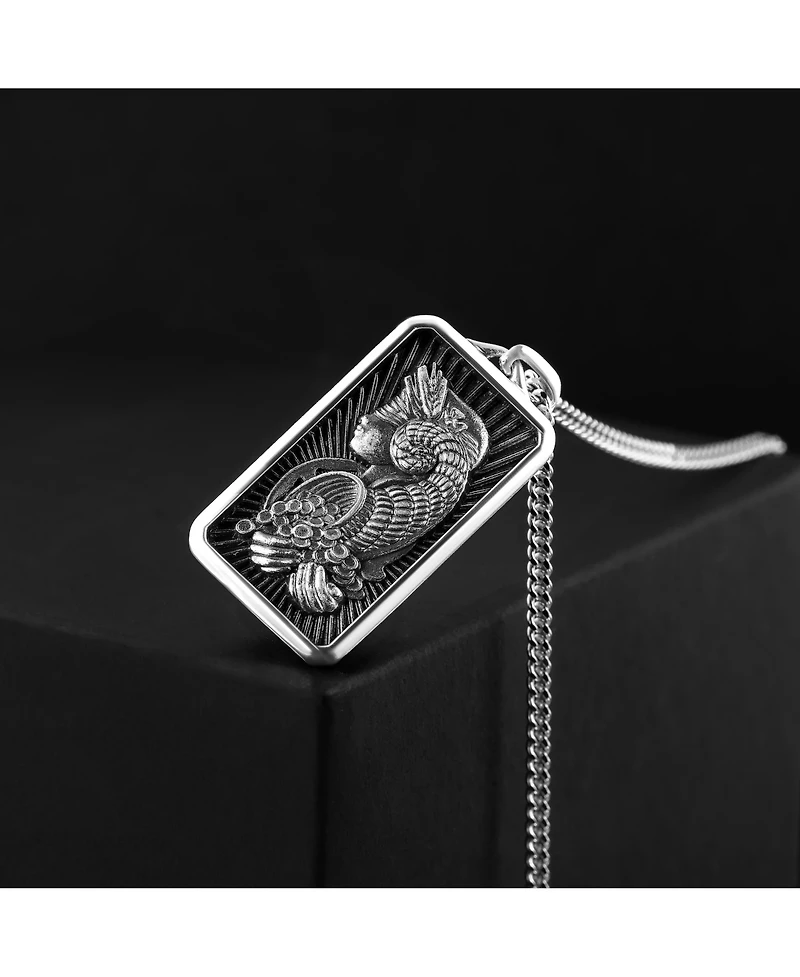 Vincero Men's Necklace The Lady Luck Pendant - Silver