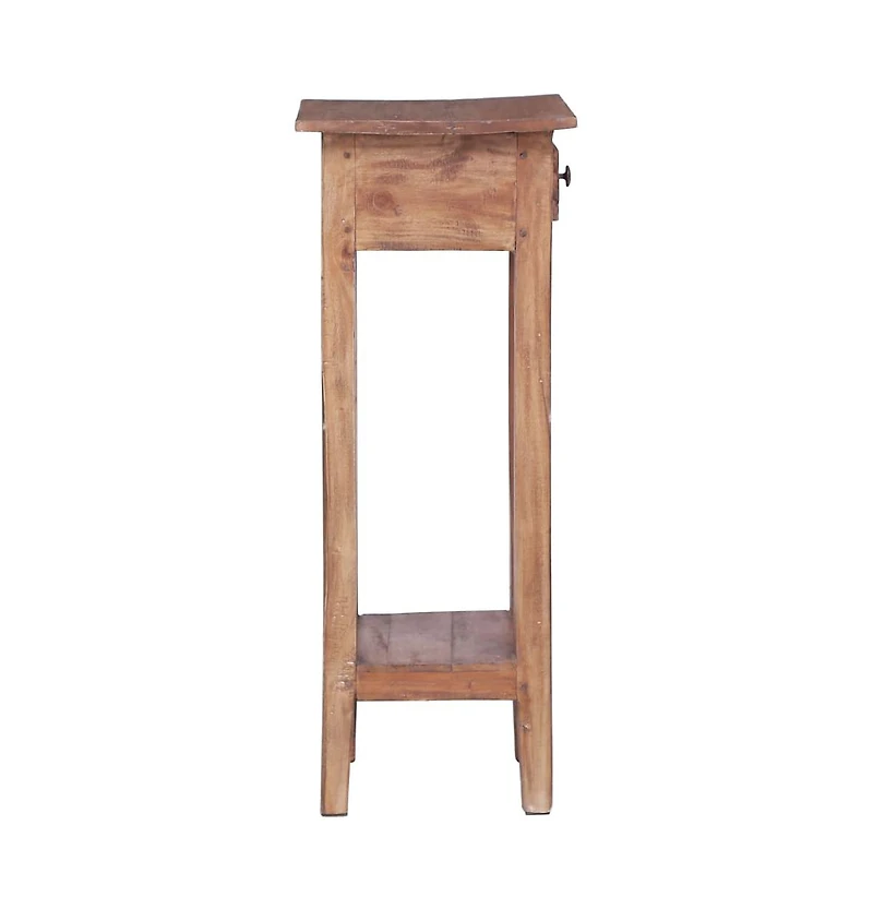 vidaXL Plant Stand 11.8"x11.8"x29.5" Solid Mahogany Wood