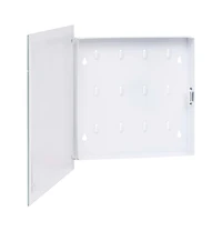 vidaXL Key Box with Magnetic Board White 13.8"x13.8"x1.6"