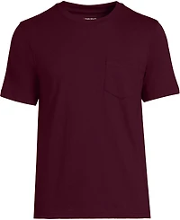 Lands' End Men's Short Sleeve Cotton Supima Tee With Pocket