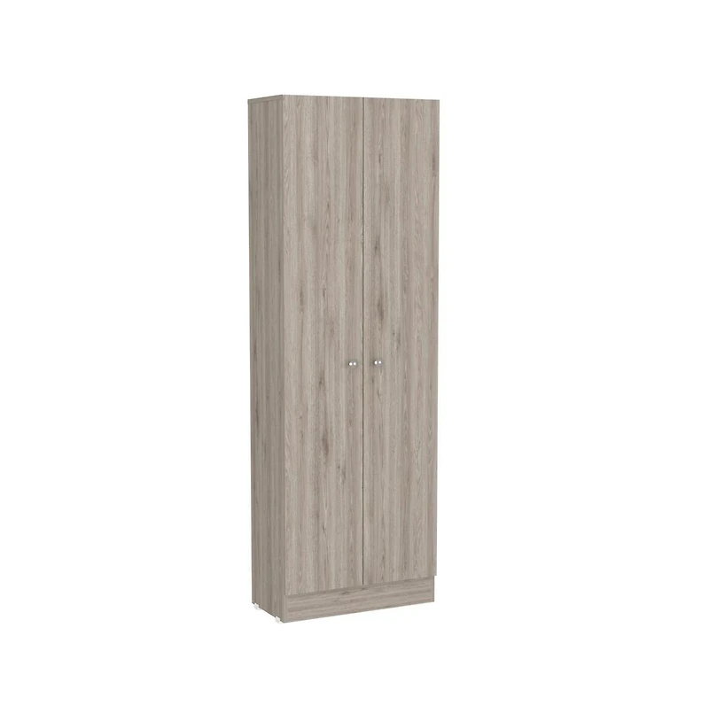 Tuhome Multistorage Pantry Light Gray Mdf