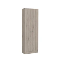Tuhome Multistorage Pantry Light Gray Mdf