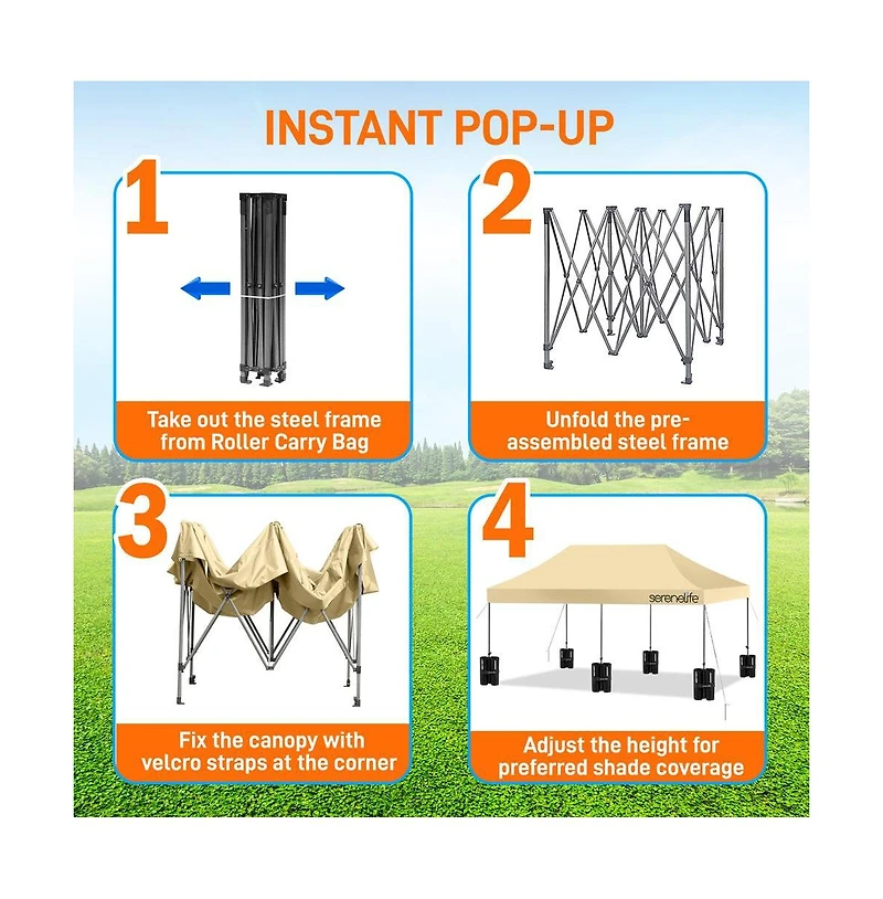 Pop Up Canopy Tent 10x20