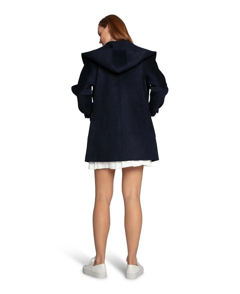 Belle & Bloom Women's Next To You Hooded Wool Blend Coat