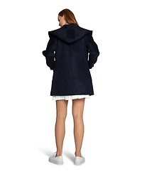 Belle & Bloom Women's Next To You Hooded Wool Blend Coat