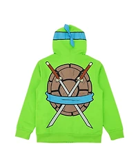 Teenage Mutant Ninja Turtles Leonardo Long Sleeve Men's Green Cosplay Hoodie