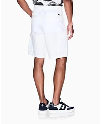 A|X Armani Exchange Men's Cotton Twill Cargo Shorts