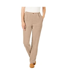 Woman Within Women's 7-Day Corduroy Straight-Leg Pant