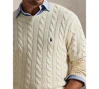 Polo Ralph Lauren Men's Big & Tall Cable-Knit Cotton Sweater