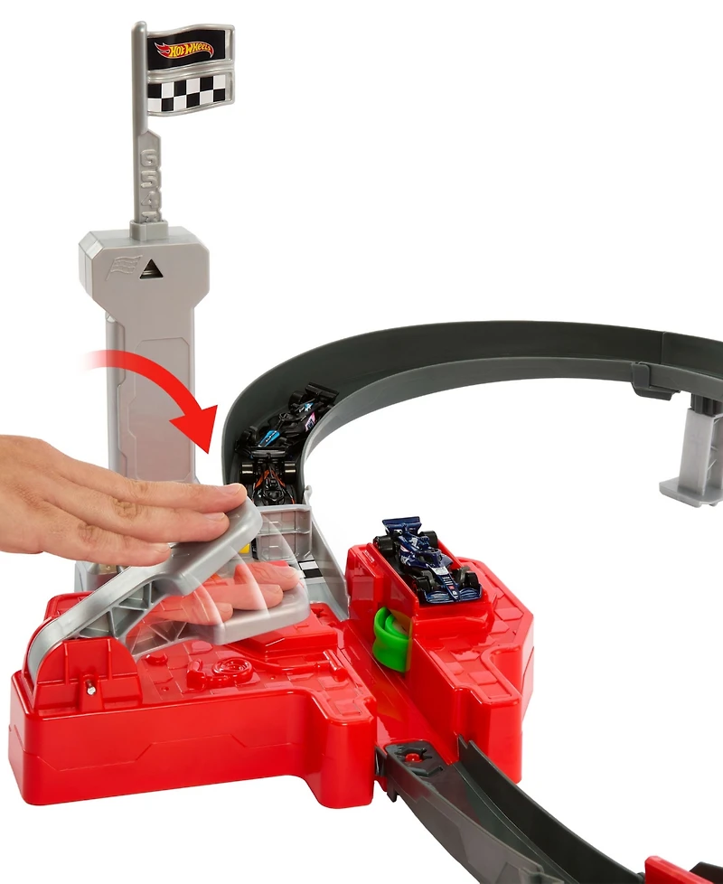 Hot Wheels Racing Formula 1 Sprint Race Circuit Track Set and cars