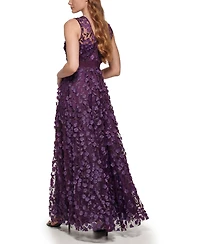 Eliza J Women's Tiered Floating Flowers Dress