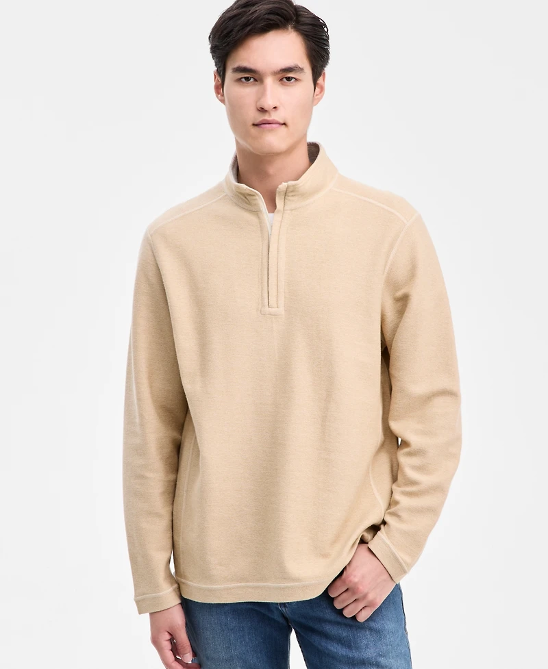 Tommy Bahama Men's Bayview Reversible Quarter-Zip Sweater