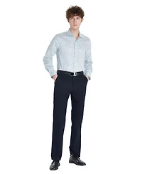 Bar Iii Men's Front Floral Print Dress Shirt, Macy's Exclusive
