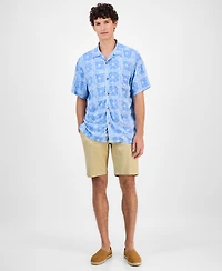 Tommy Bahama Men's Veracruz Cay Short Sleeve Bandana Print Camp Shirt