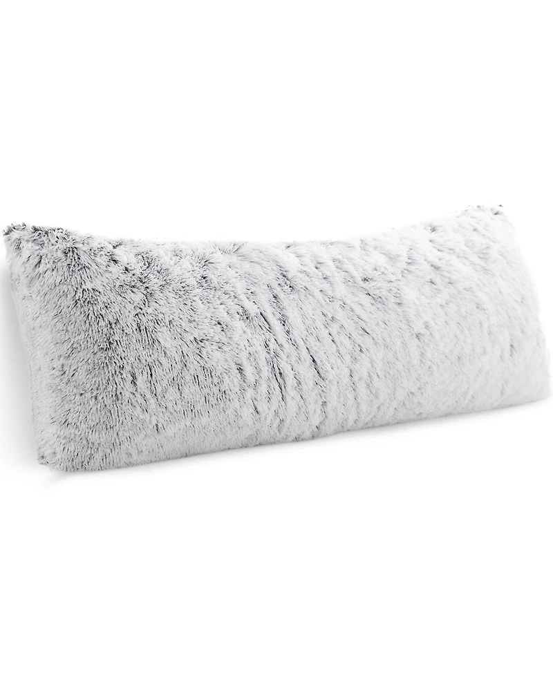 Cheer Collection Faux Fur Body Pillow, 20" x 54"