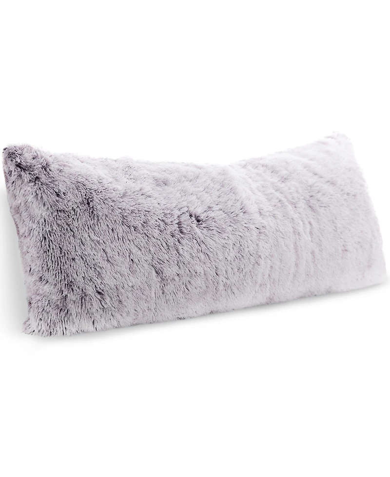 Cheer Collection Faux Fur Body Pillow, 20" x 54"