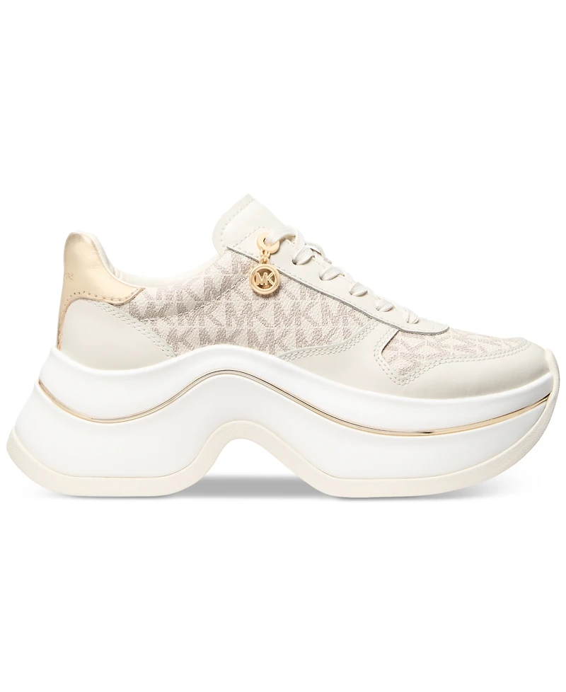Michael Kors Women's Arla Lace Up Trainers