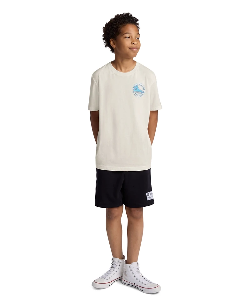 Converse Big Boys Old Sneaker Short Sleeve T-Shirt