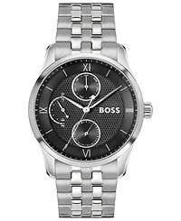 Hugo Boss Men's Principle Master Quartz Multifunction Stainless Steel Watch
