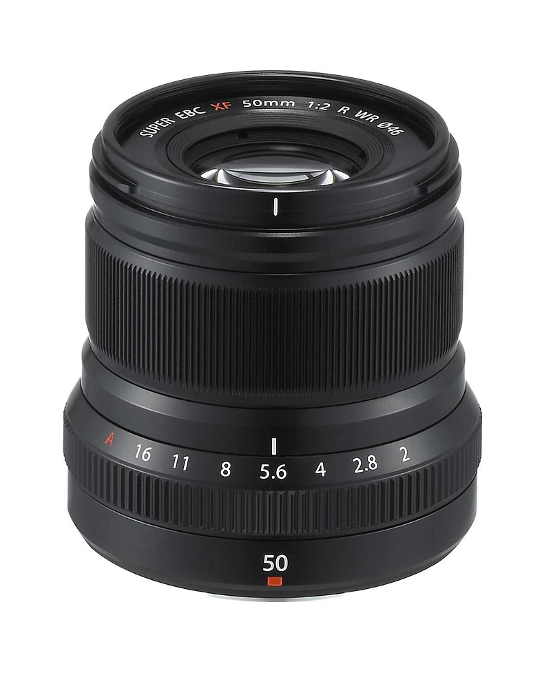 Fujifilm Xf 50mm f/2 Wr Lens, Black, Bundle with Hoya 46mm Uv+Cpl Filter Kit, Cleaning Kit, Cleaning Cloth