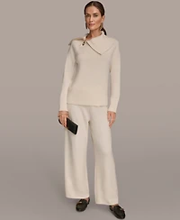 Donna Karan New York Women's Asymmetric Sweater