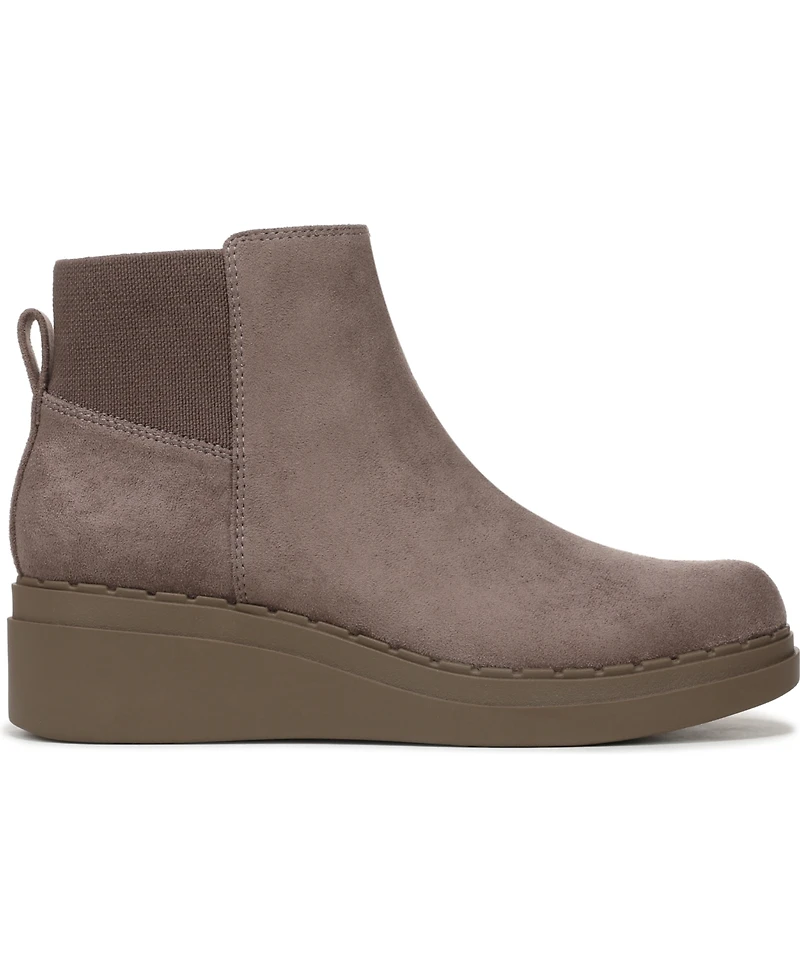 LifeStride Women's Dubliner Wedge Zip Short Boots