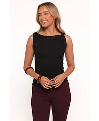 Petal and Pup Lainey Twist Knit Top - Black