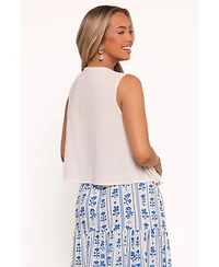 Petal and Pup Women's Delia Pleat Tie Top