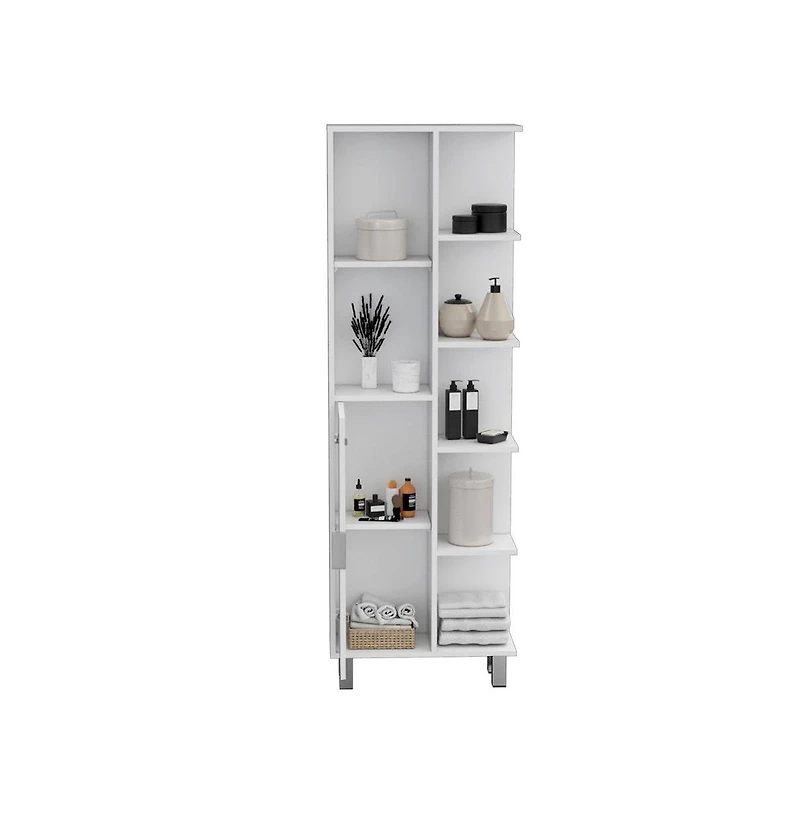We Have Furniture Linen Cabinet Derby, Bathroom, White