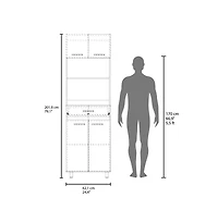 We Have Furniture Lakeridge Pantry Cabinet – Modern Storage Solution with White