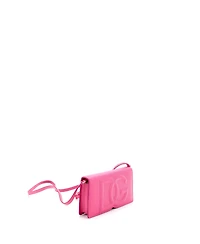Pre-Owned Dolce & Gabbana Small Dg Logo Flap Shoulder Bag Leather