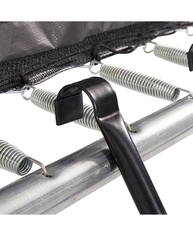 Jumpking 7ft x 10ft Rectangular Trampoline with Patented Safety Enclosure, Heavy-Duty Frame, and Powder-Coated Ladder