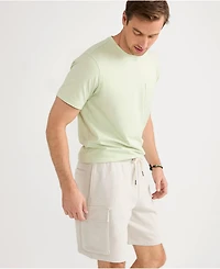 Lands' End Men's Serious Sweats French Terry Cargo Shorts