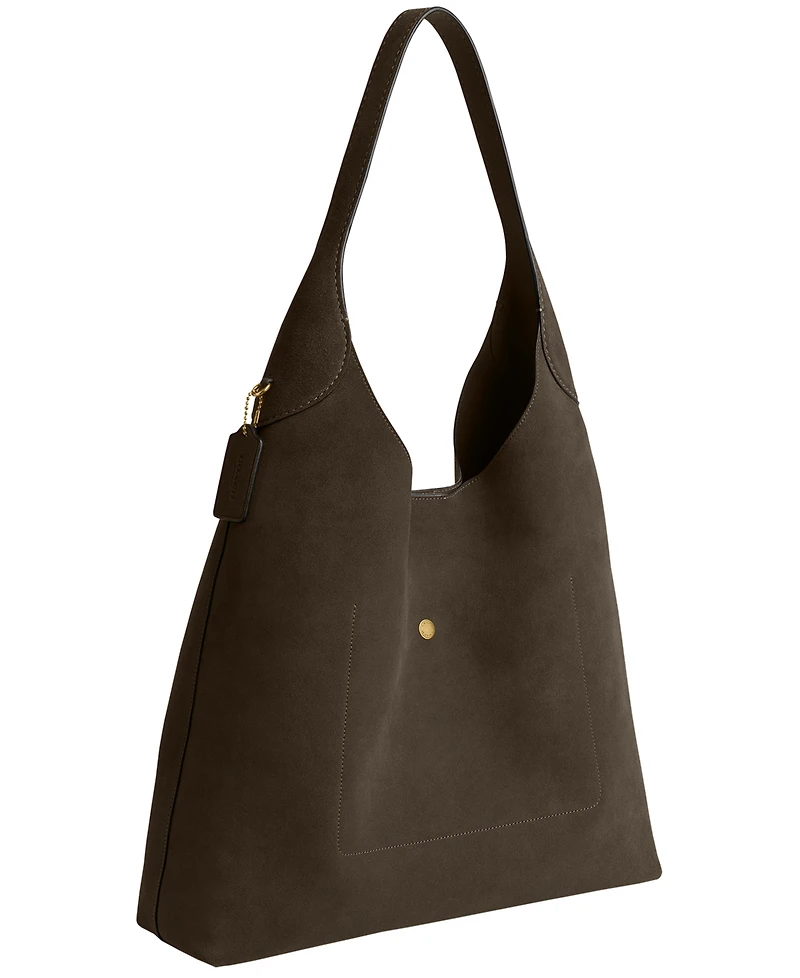 Coach Suede Brooklyn Extra-Large Shoulder Bag 39
