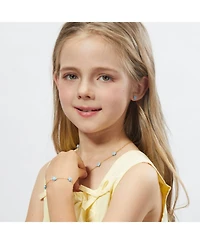 Anna Zuckerman Petit Sky Blue Daisy Bracelet