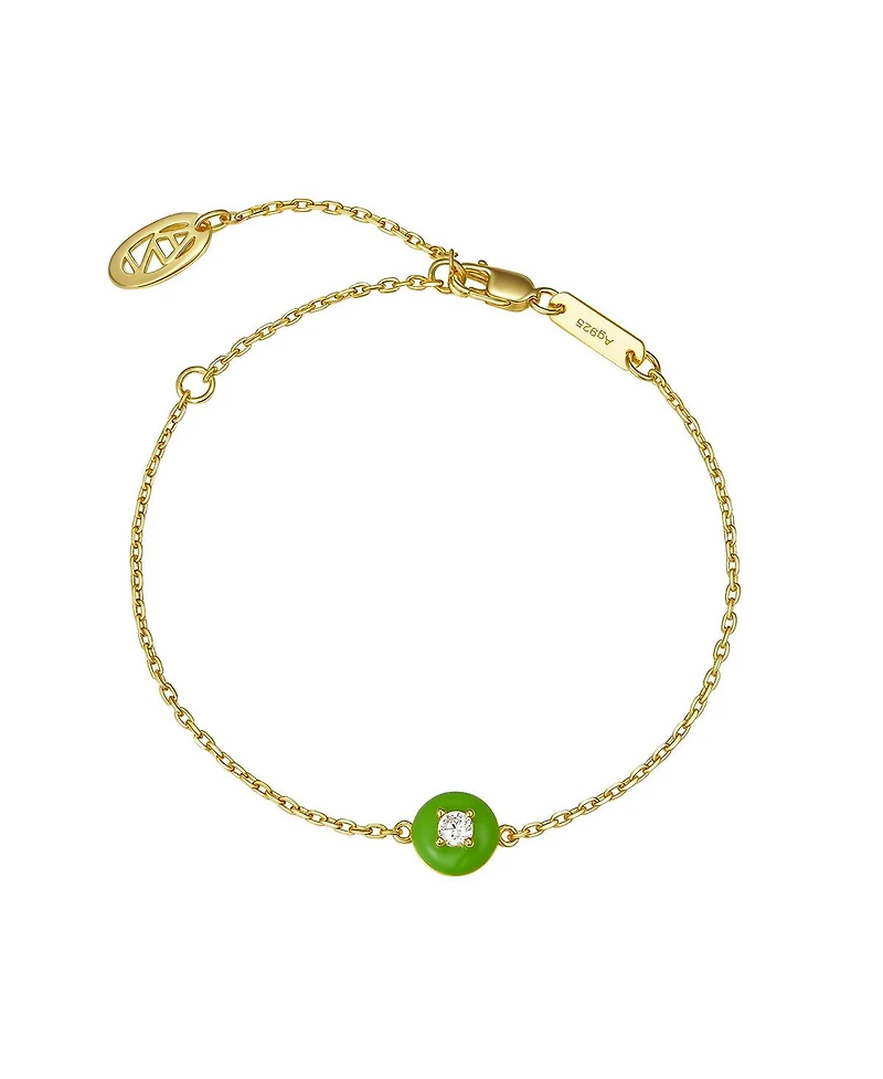 Anna Zuckerman Petit Cupcake Bracelet in Green